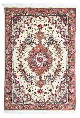 Persisk matta - Tabriz - Royal - 90 x 60 cm - beige