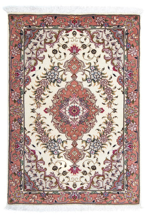 Persisk matta - Tabriz - Royal - 90 x 60 cm - beige