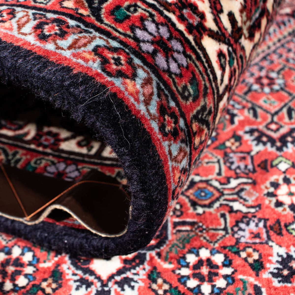 Persisk matta - Bijar - 253 x 174 cm - ljusröd