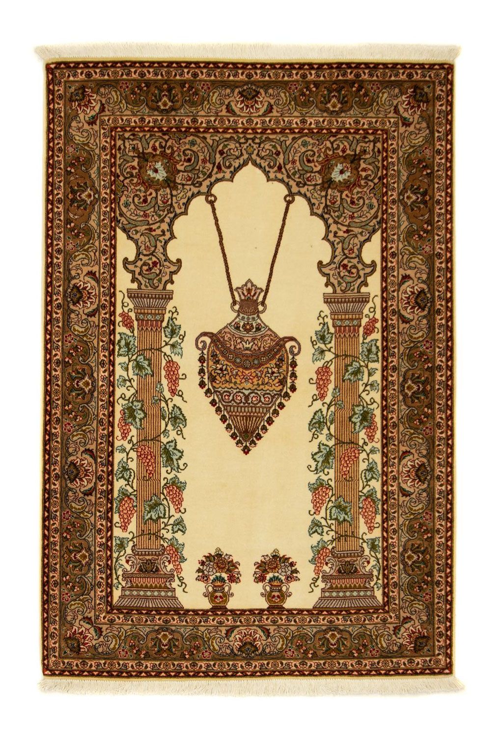 Persisk matta - Tabriz - Royal - 153 x 103 cm - beige
