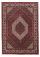 Persisk matta - Bijar - 238 x 171 cm - mörkröd