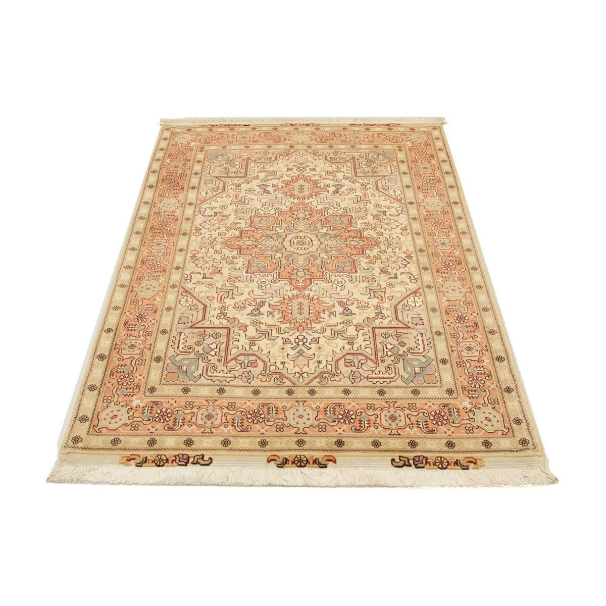 Persisk matta - Tabriz - Royal - 148 x 101 cm - beige