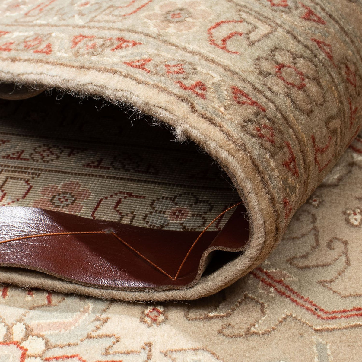 Persisk matta - Tabriz - Royal - 296 x 198 cm - ljusbrun