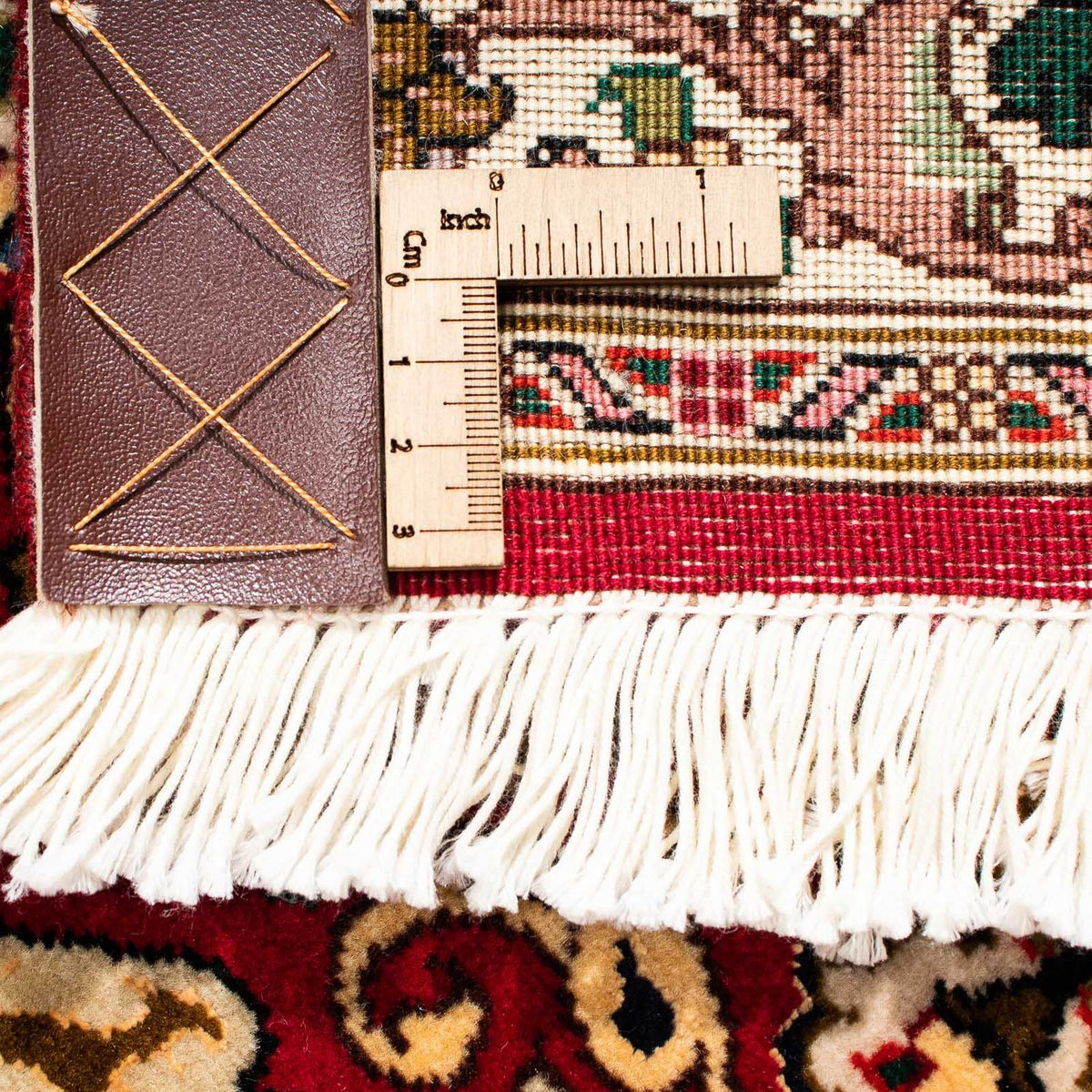 Persisk matta - Tabriz - Royal - 308 x 205 cm - mörkröd