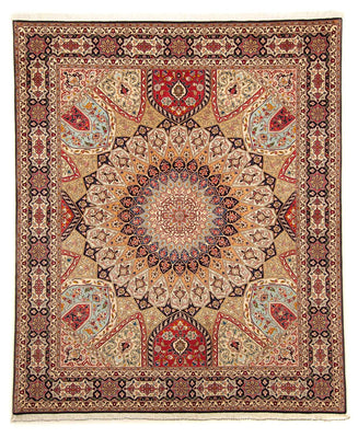 Persisk matta - Tabriz - Royal - 246 x 205 cm - flerfärgad
