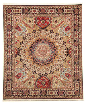 Persisk matta - Tabriz - Royal - 246 x 205 cm - flerfärgad