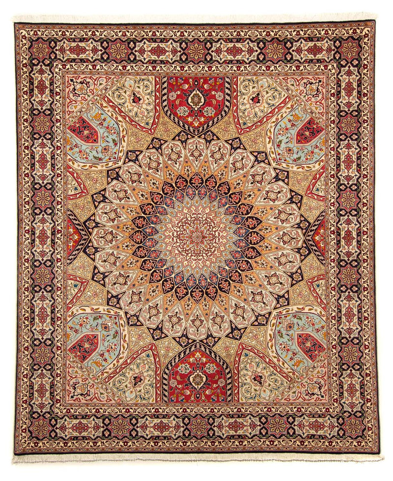 Persisk matta - Tabriz - Royal - 246 x 205 cm - flerfärgad