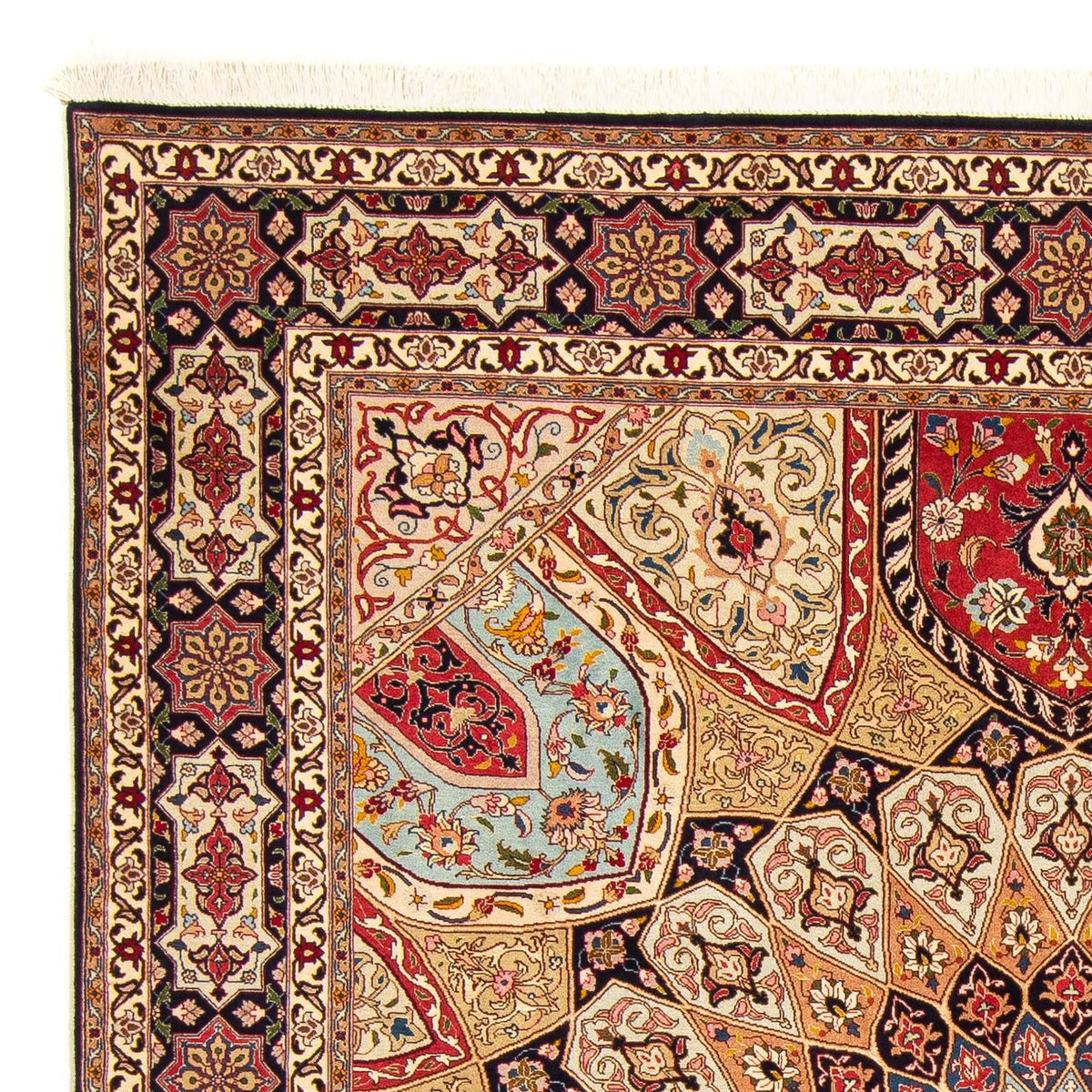 Persisk matta - Tabriz - Royal - 246 x 205 cm - flerfärgad