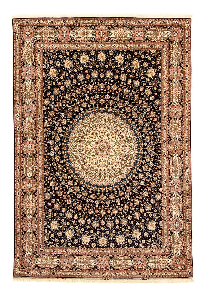 Persisk matta - Tabriz - Royal - 338 x 248 cm - mörkblå