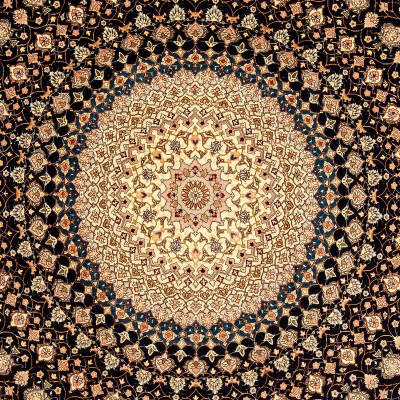 Persisk matta - Tabriz - Royal - 338 x 248 cm - mörkblå