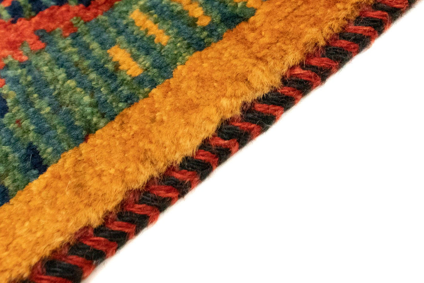 Persisk Gabbeh Mattan 126x69cm - Perserteppich Wollteppich