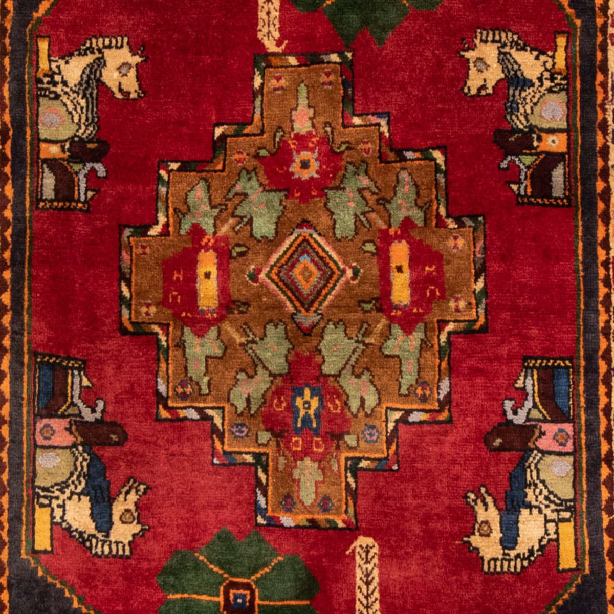 Persisk matta - Nomadic - 188 x 108 cm - röd