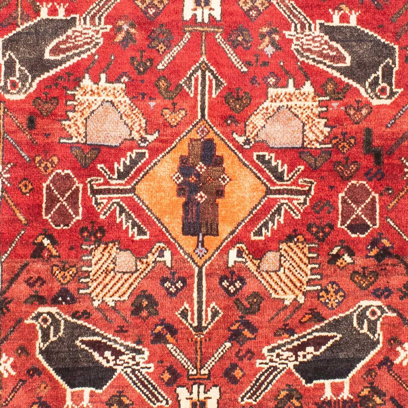 Persisk matta - Nomadic - 160 x 110 cm - mörkröd