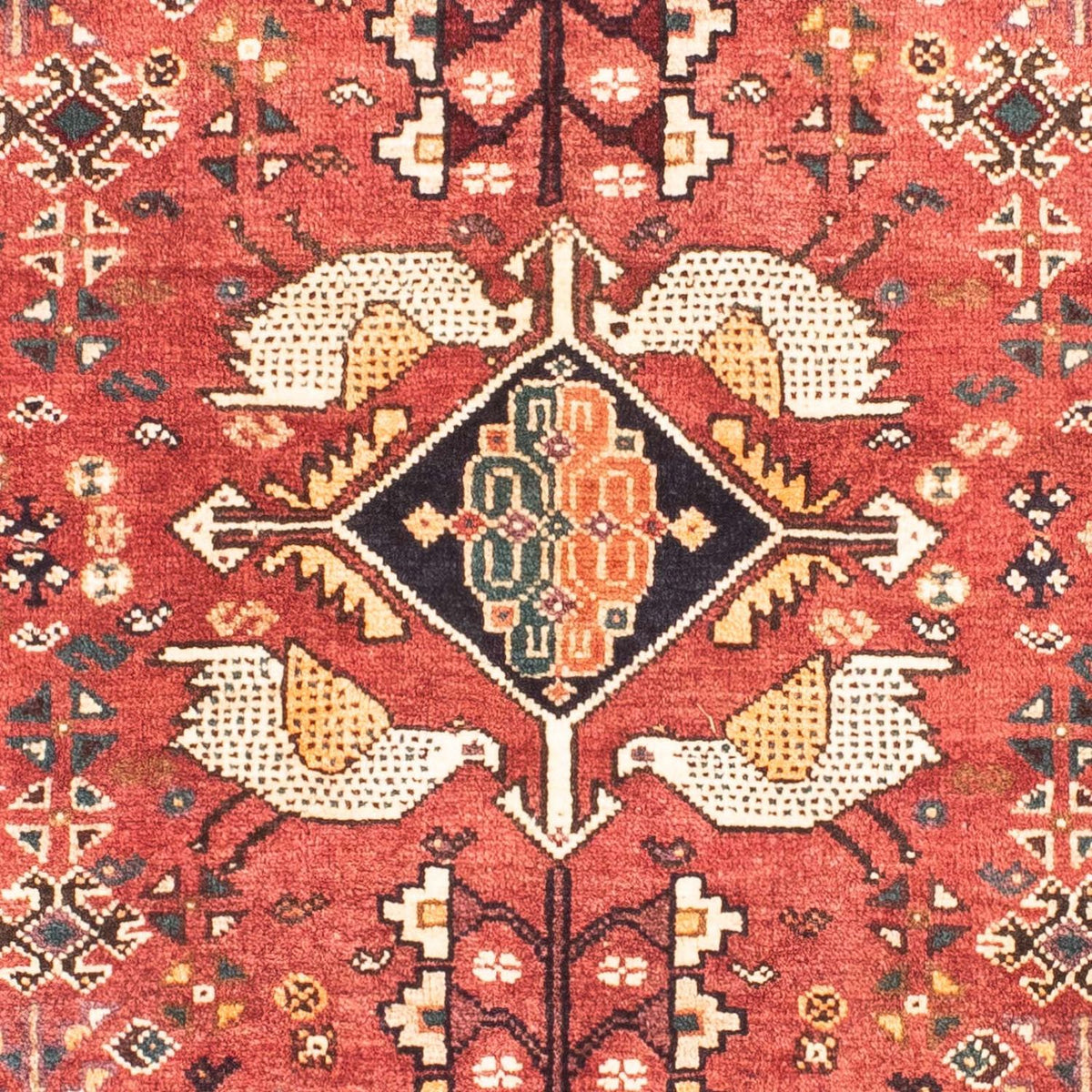 Runner Persisk matta - Nomadic - 160 x 83 cm - mörkröd