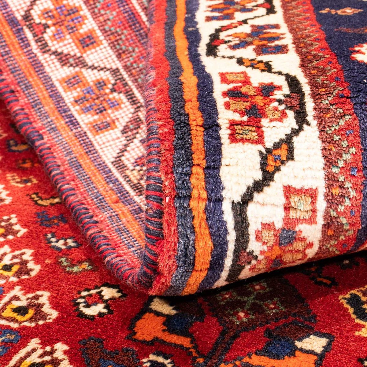 Persisk matta - Nomadic - 150 x 83 cm - mörkblå