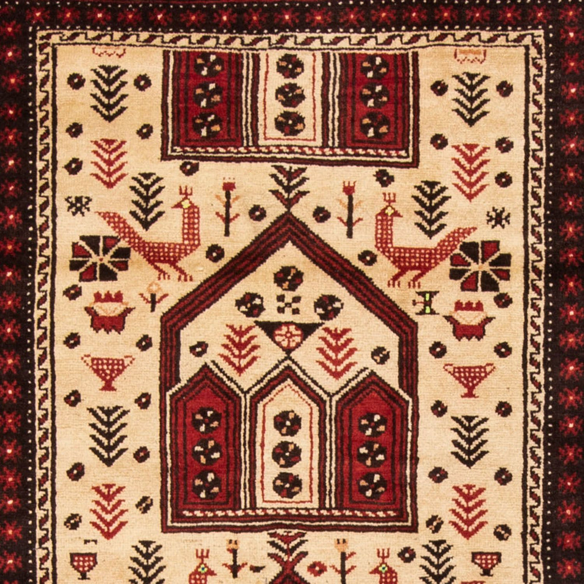 Persisk matta - Nomadic - 198 x 121 cm - beige