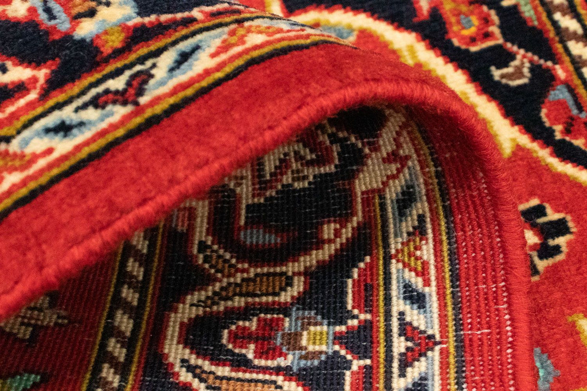 Persiska mattor - Keshan - 124 x 68 cm - mörkröd