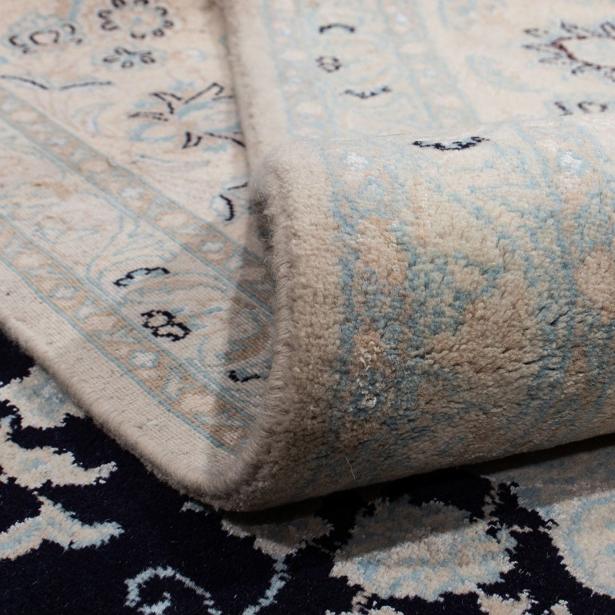 Persisk matta - Nain - 352 x 253 cm - mörkblå