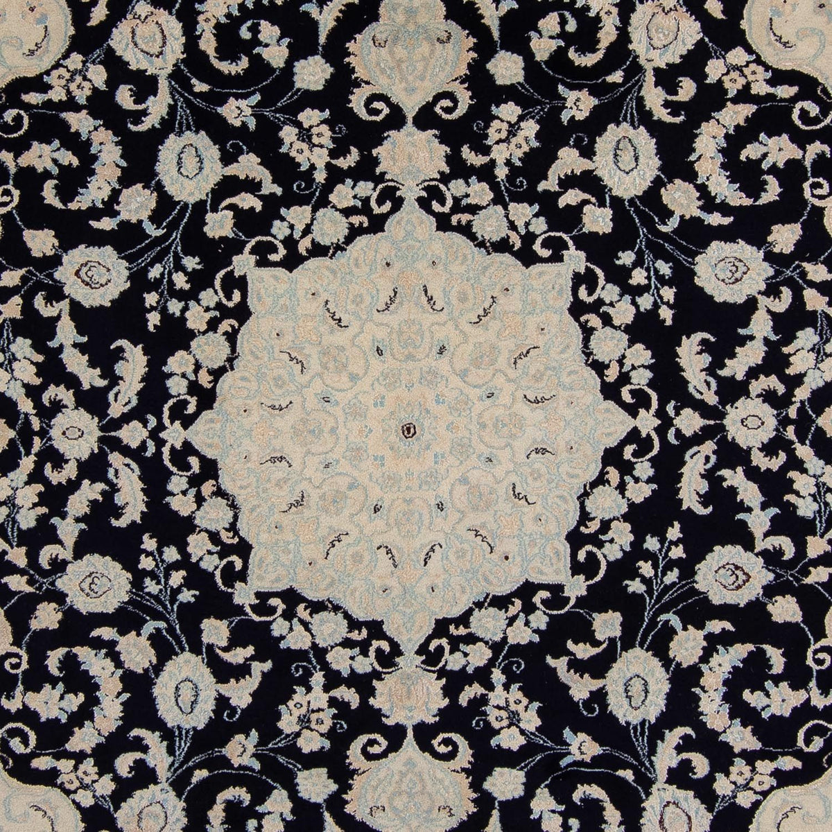 Persisk matta - Nain - 348 x 248 cm - mörkblå