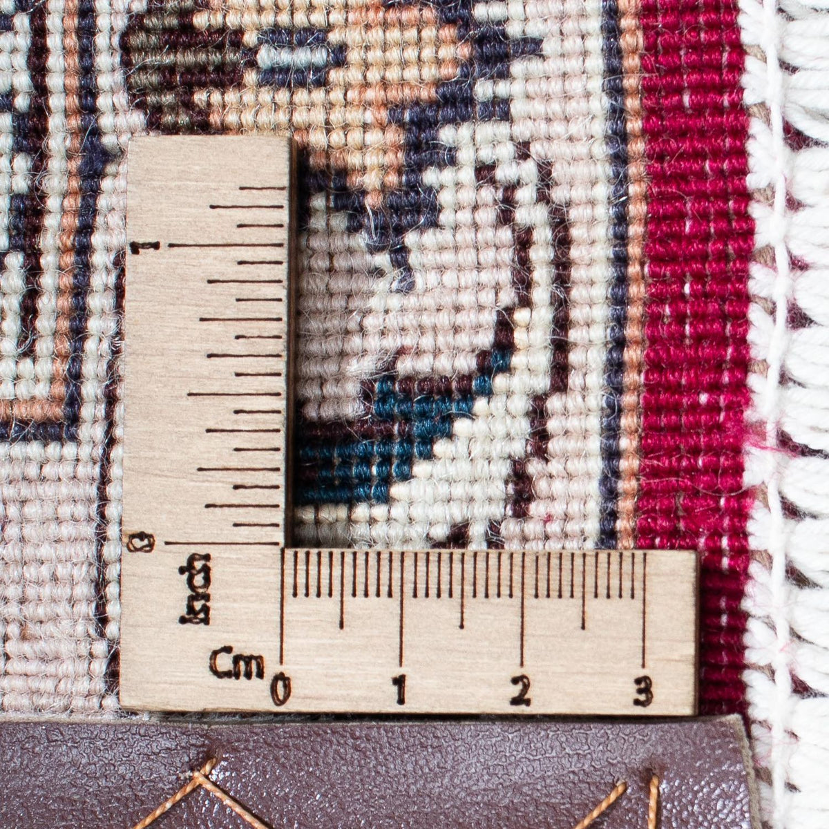 Persisk matta - Tabriz - Royal - 302 x 206 cm - mörkröd