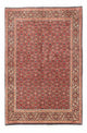 Persisk matta - Bijar - 205 x 141 cm - mörkröd