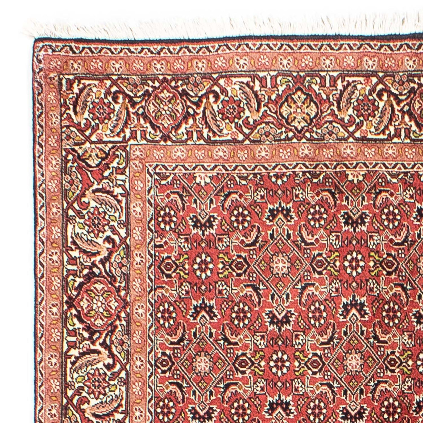Persisk matta - Bijar - 205 x 141 cm - mörkröd