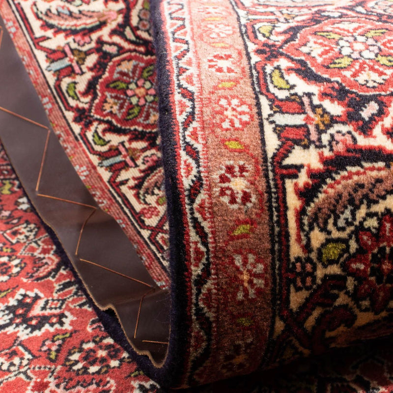 Persisk matta - Bijar - 205 x 141 cm - mörkröd