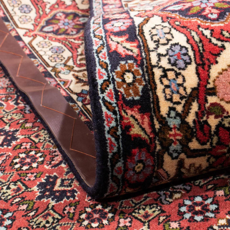 Persisk matta - Bijar - 298 x 198 cm - mörkröd