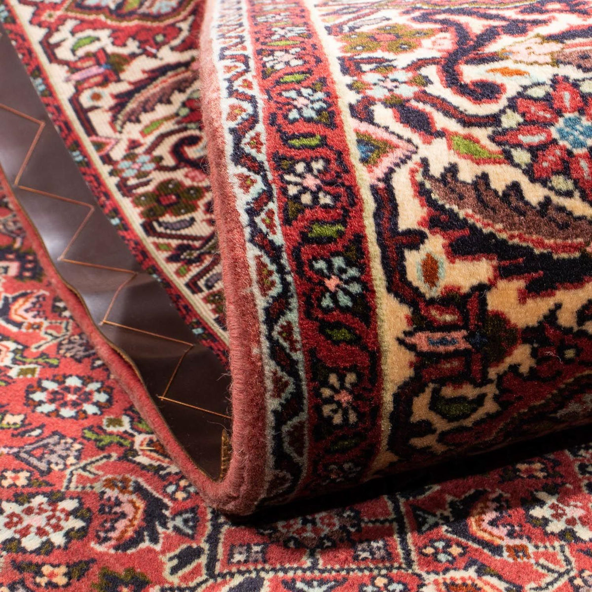 Persisk matta - Bijar - 292 x 196 cm - brun