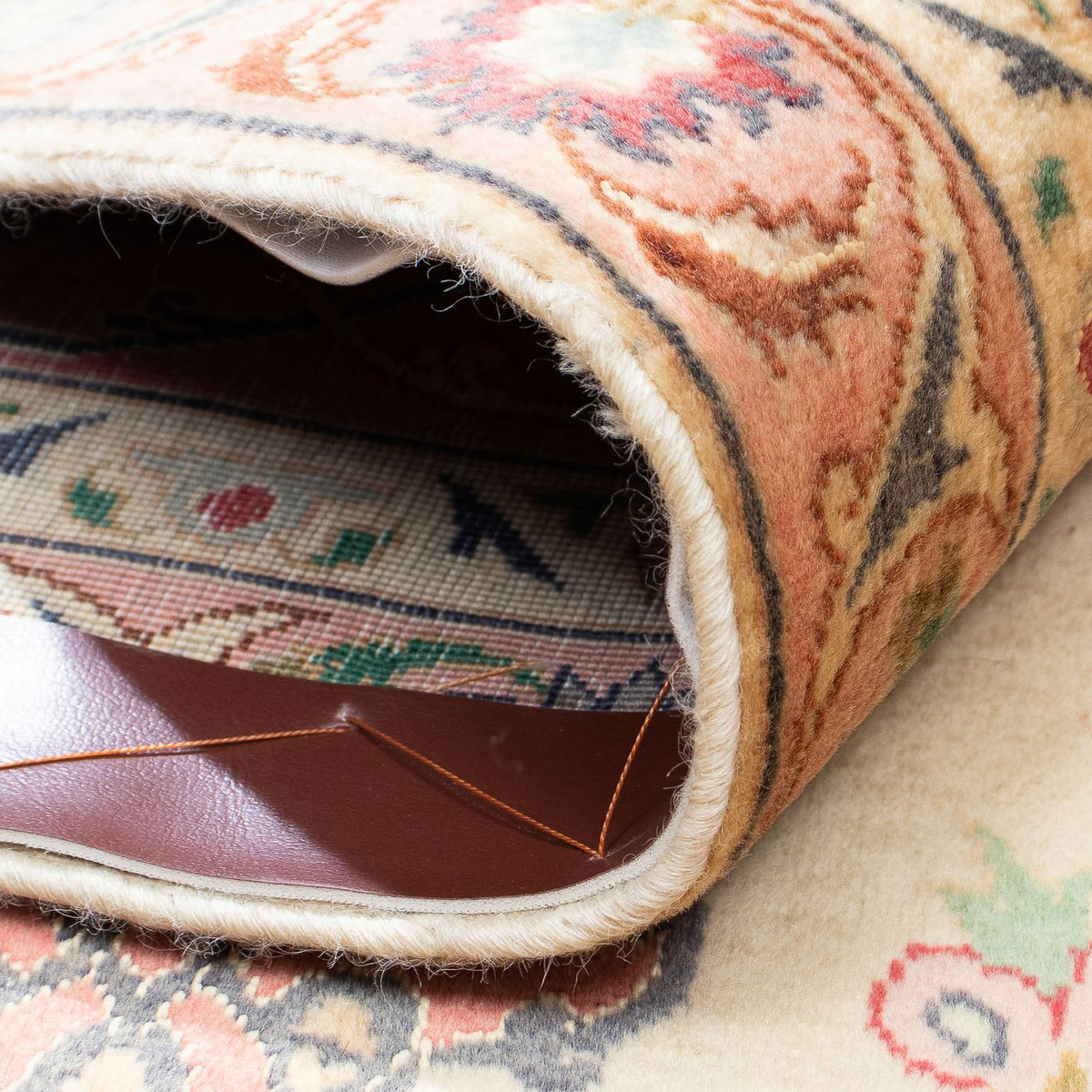 Persisk matta - Tabriz - Royal - 297 x 202 cm - ljusbrun