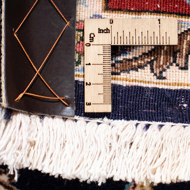 Persisk matta - Ghom - 198 x 142 cm - mörkblå