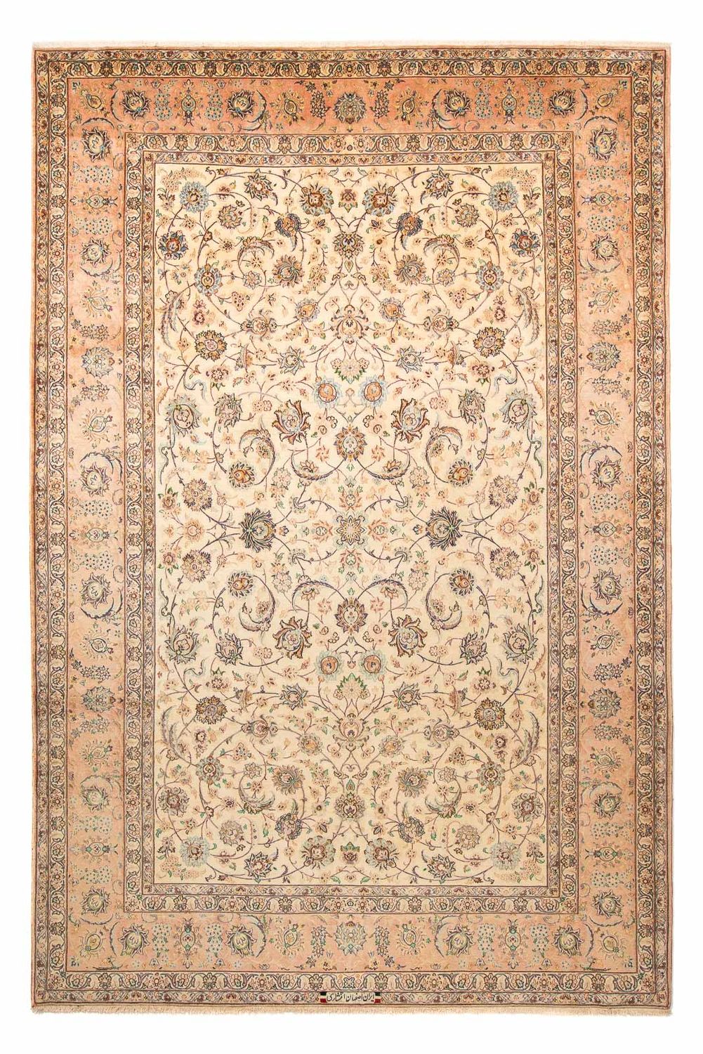 Persisk matta - Isfahan - Premium - 308 x 203 cm - beige