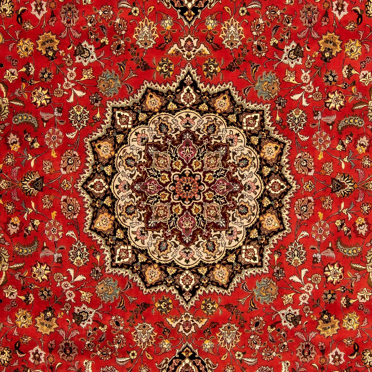Persisk matta - Tabriz - Royal - 359 x 254 cm - röd