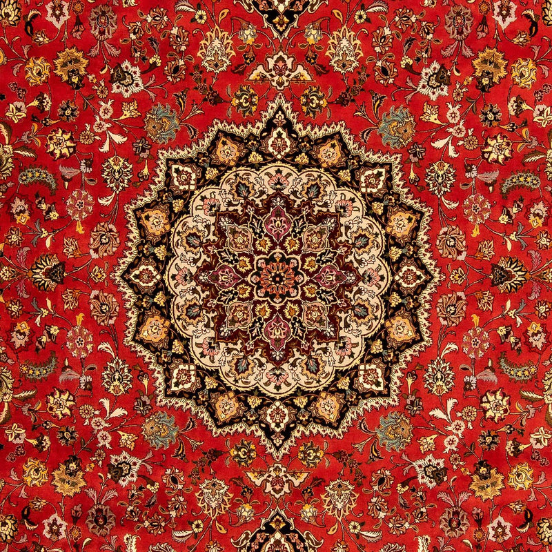 Persisk matta - Tabriz - Royal - 359 x 254 cm - röd