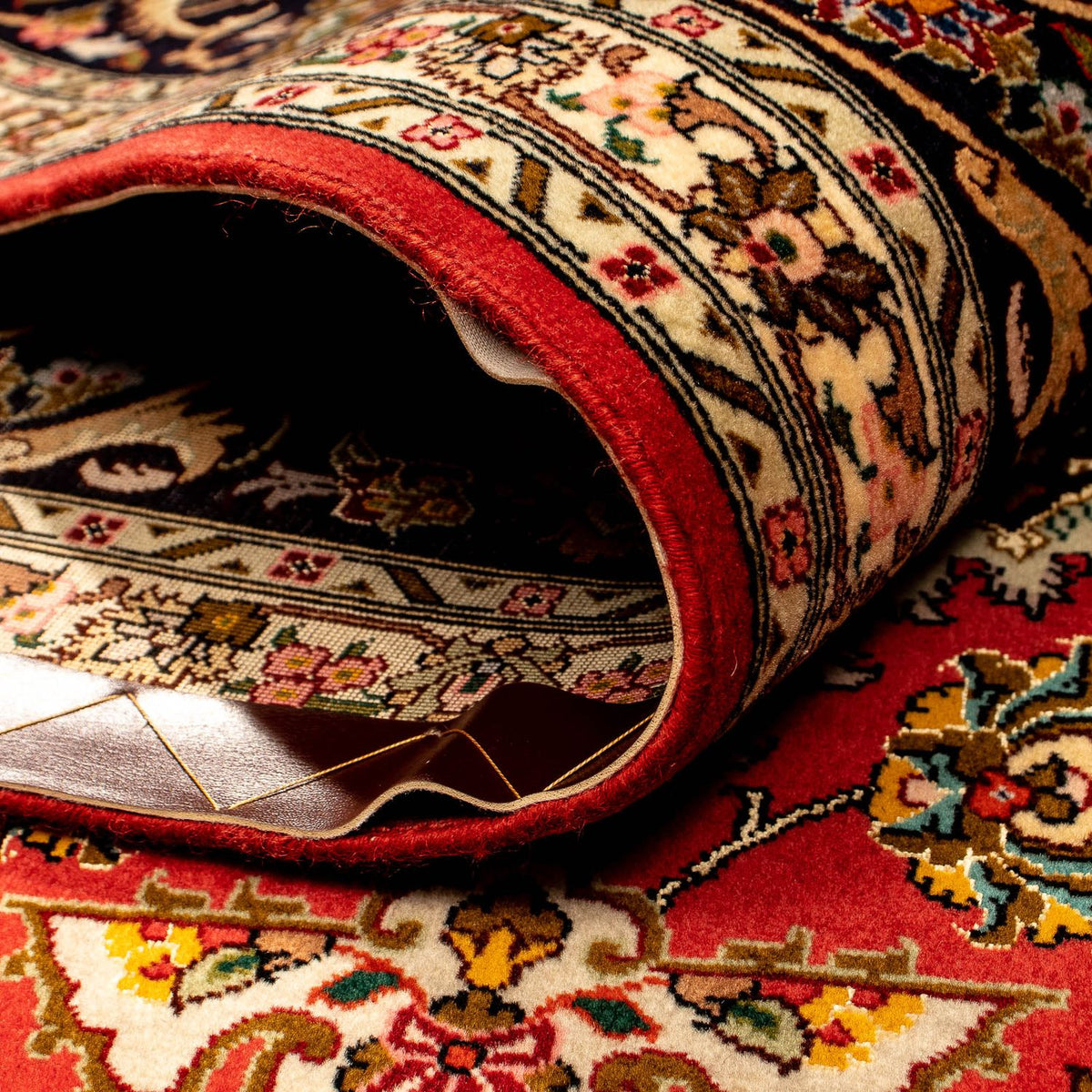 Persisk matta - Tabriz - Royal - 359 x 254 cm - röd