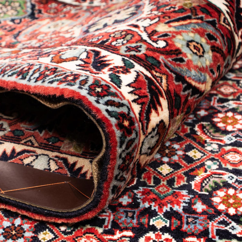 Persisk matta - Bijar - 248 x 205 cm - mörkröd