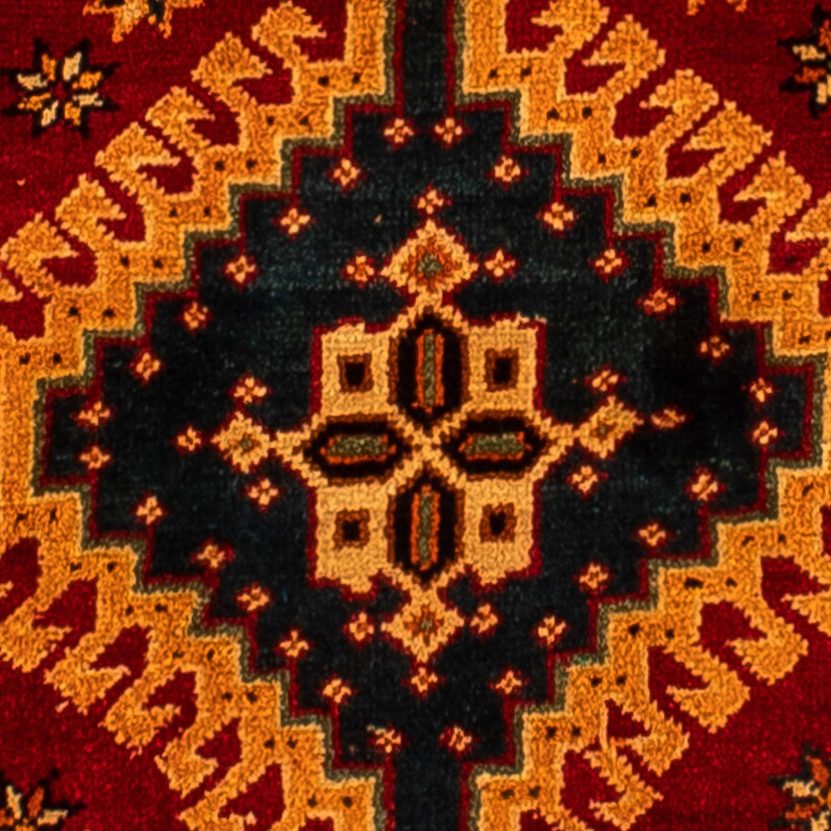 Persisk matta - Nomadic - 280 x 202 cm - mörkröd