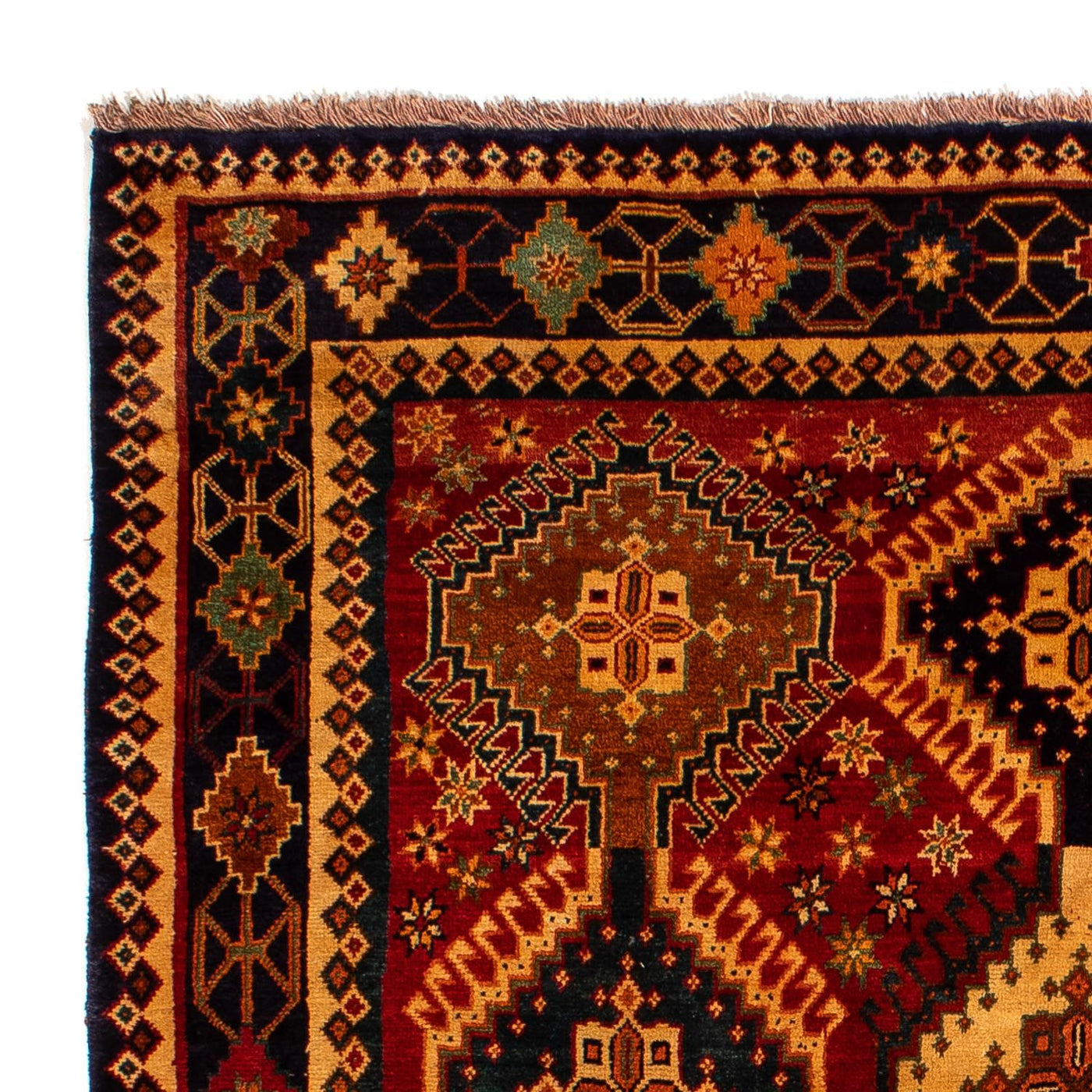 Persisk matta - Nomadic - 280 x 202 cm - mörkröd