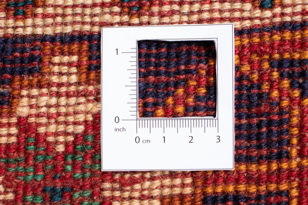 Persisk matta - Nomadic - 280 x 202 cm - mörkröd