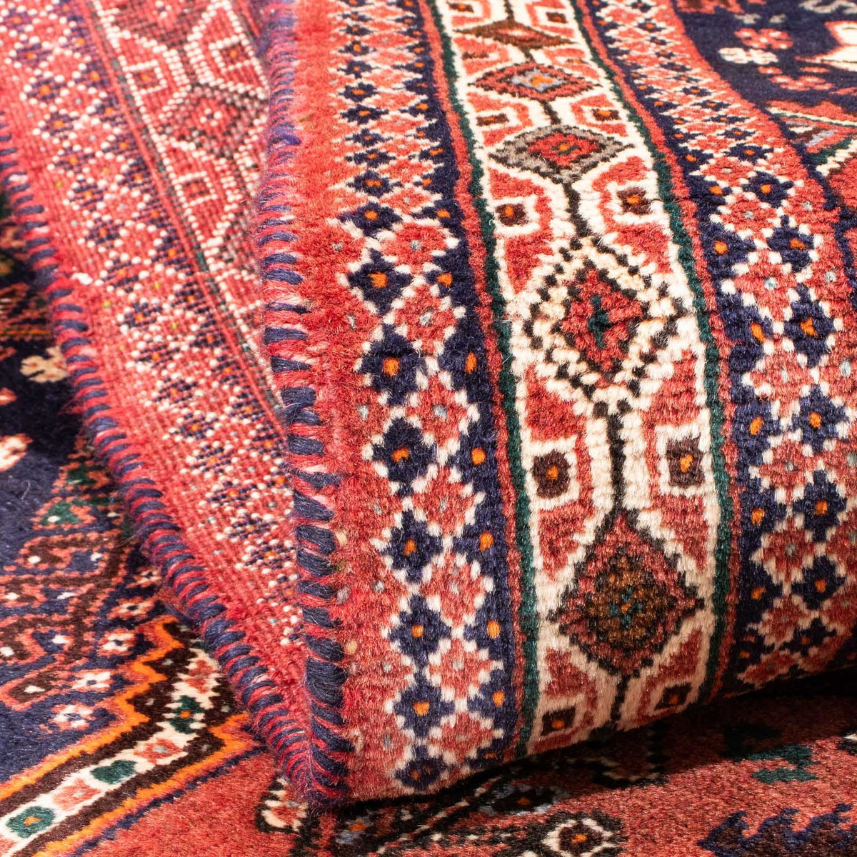 Persisk matta - Nomadic - 170 x 118 cm - ljusröd