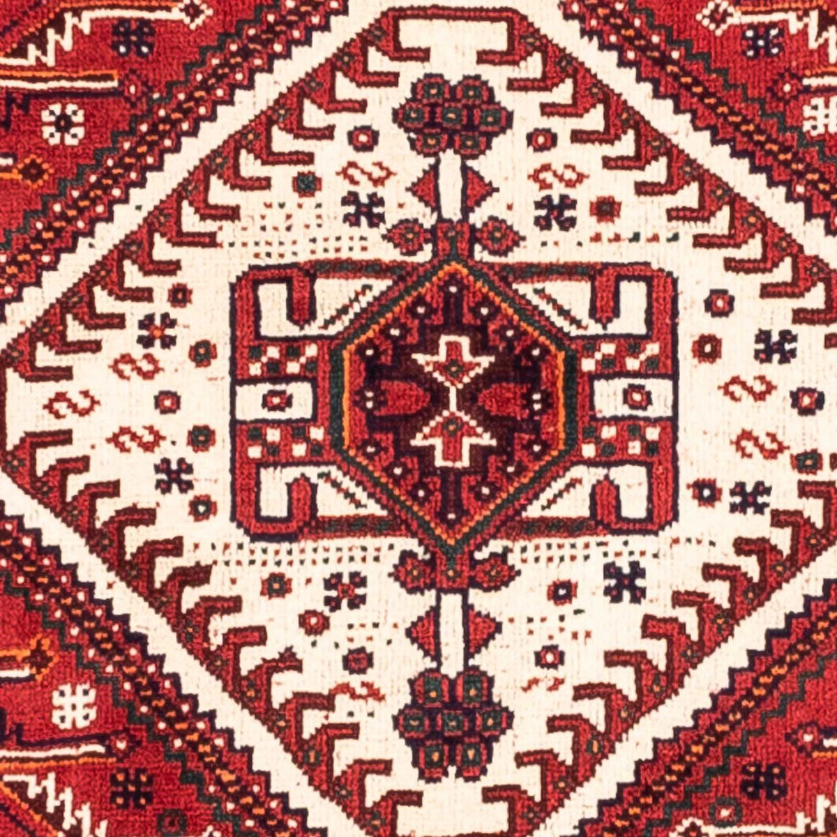 Persisk matta - Nomadic - 277 x 178 cm - mörkröd