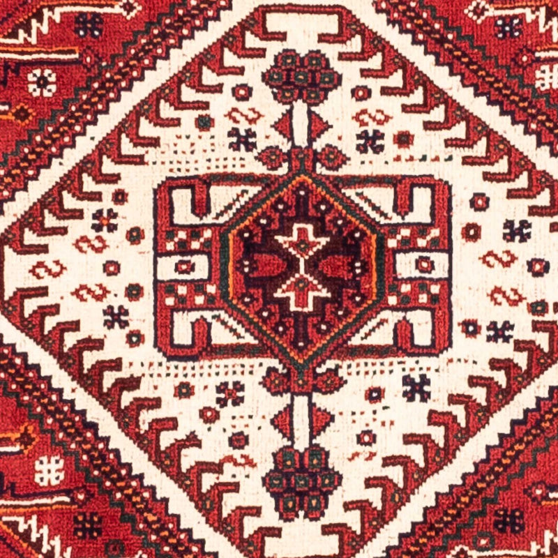 Persisk matta - Nomadic - 277 x 178 cm - mörkröd