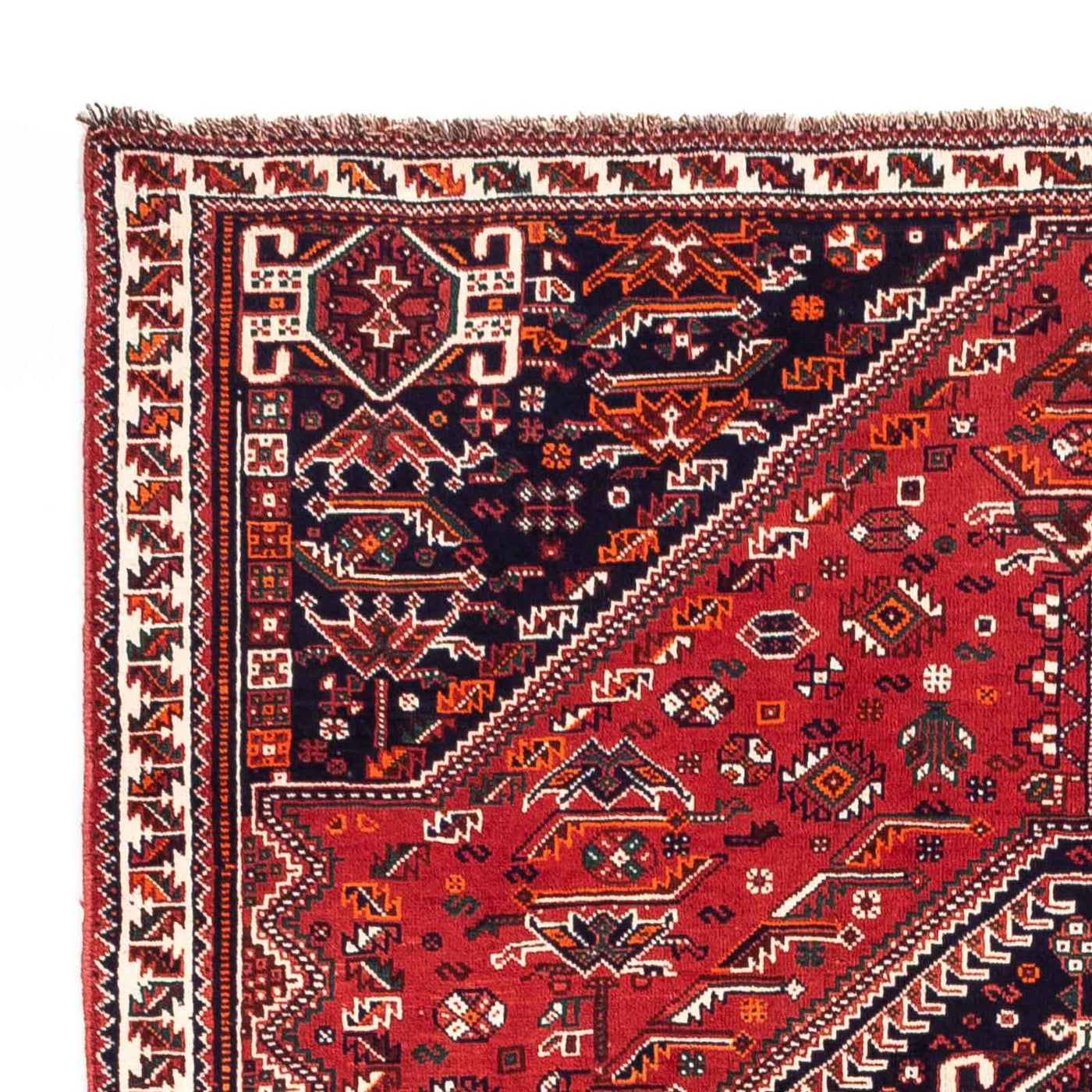 Persisk matta - Nomadic - 277 x 178 cm - mörkröd