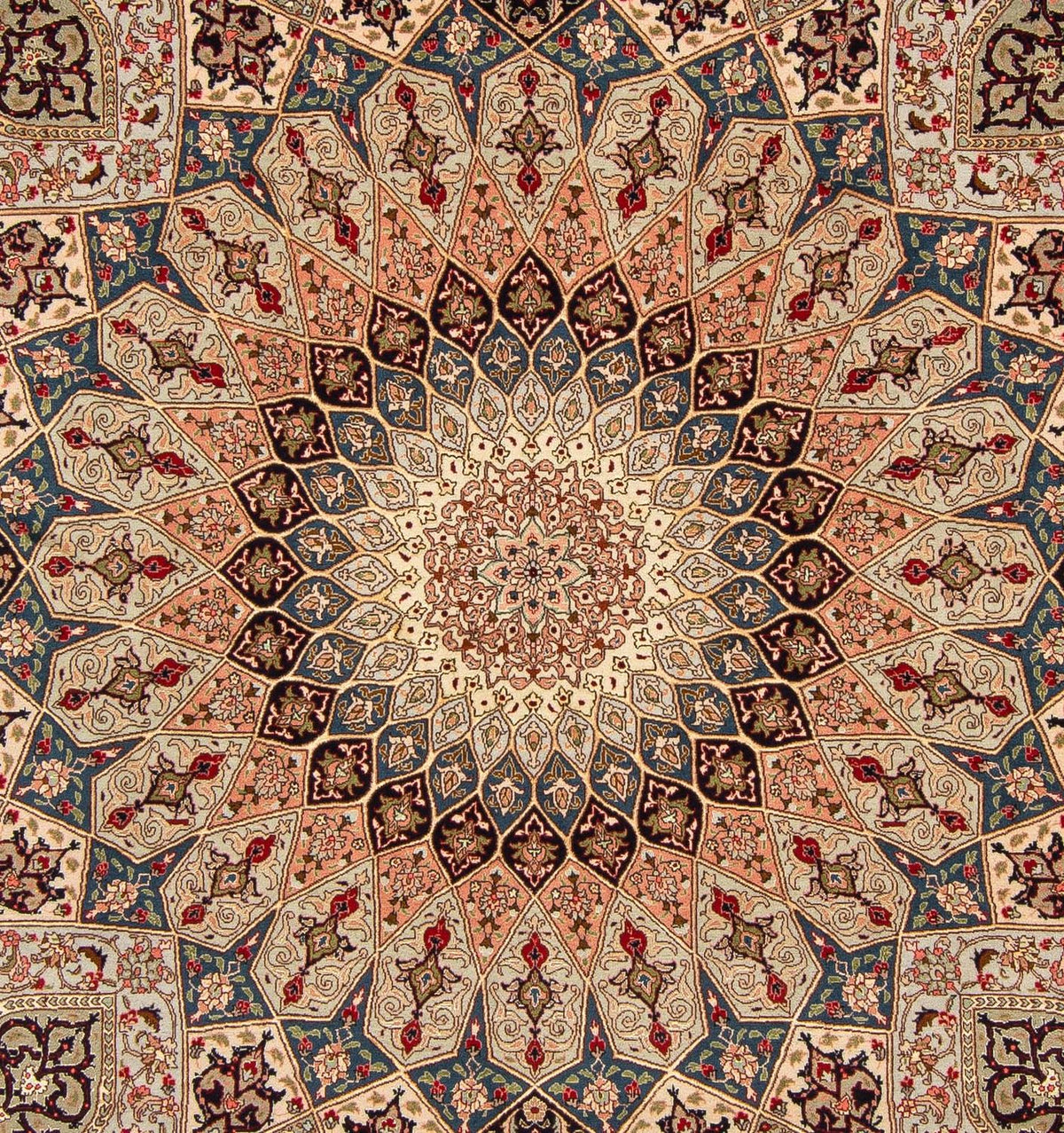 Persisk matta - Tabriz - Royal - 256 x 205 cm - flerfärgad