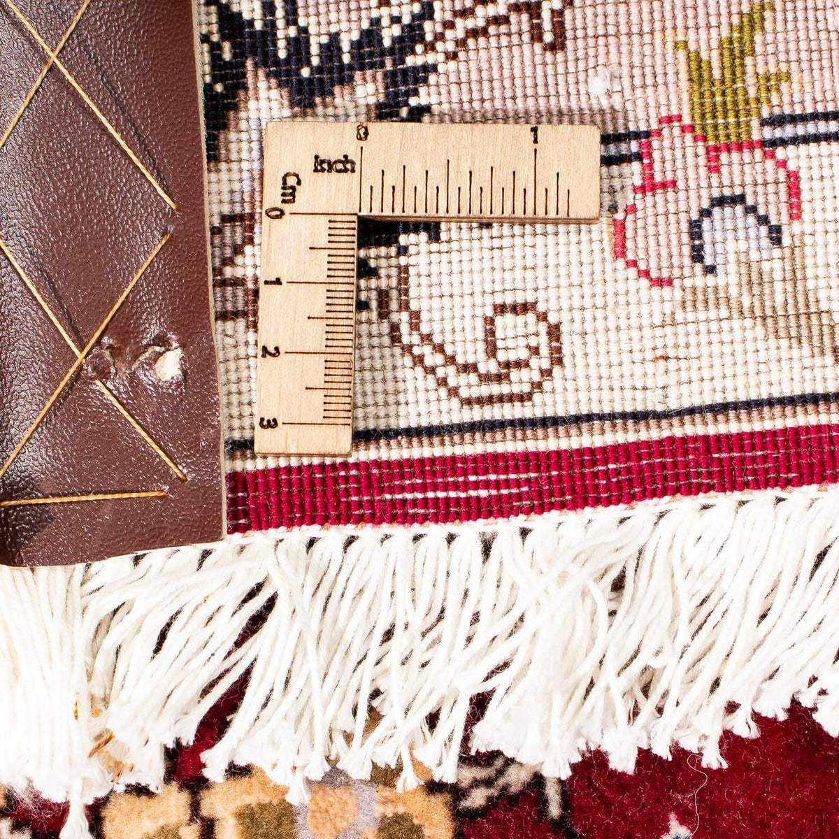 Persisk matta - Tabriz - Royal - 303 x 202 cm - mörkröd