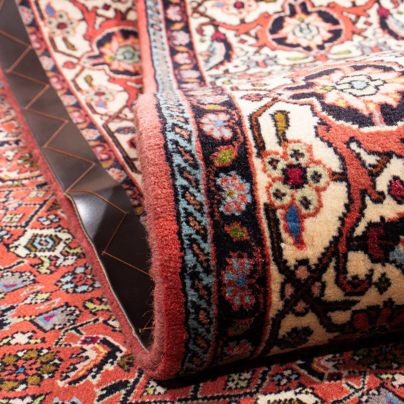 Persisk matta - Bijar - 290 x 200 cm - mörkröd