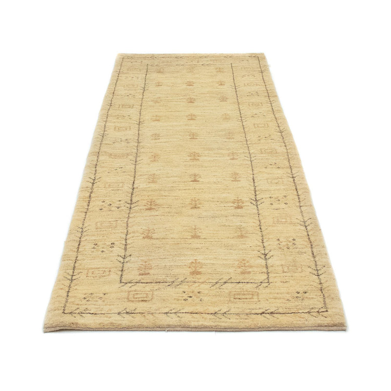 Runner Gabbeh-matta - persisk - 236 x 85 cm - beige