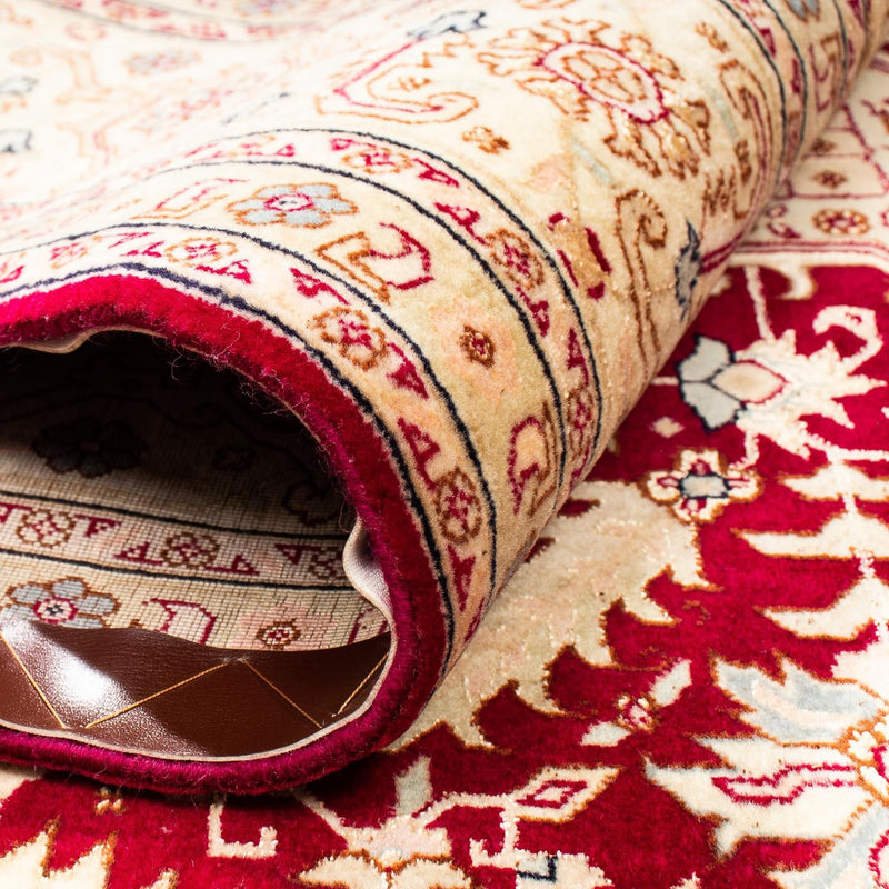 Persisk matta - Tabriz - Royal - 300 x 200 cm - mörkröd