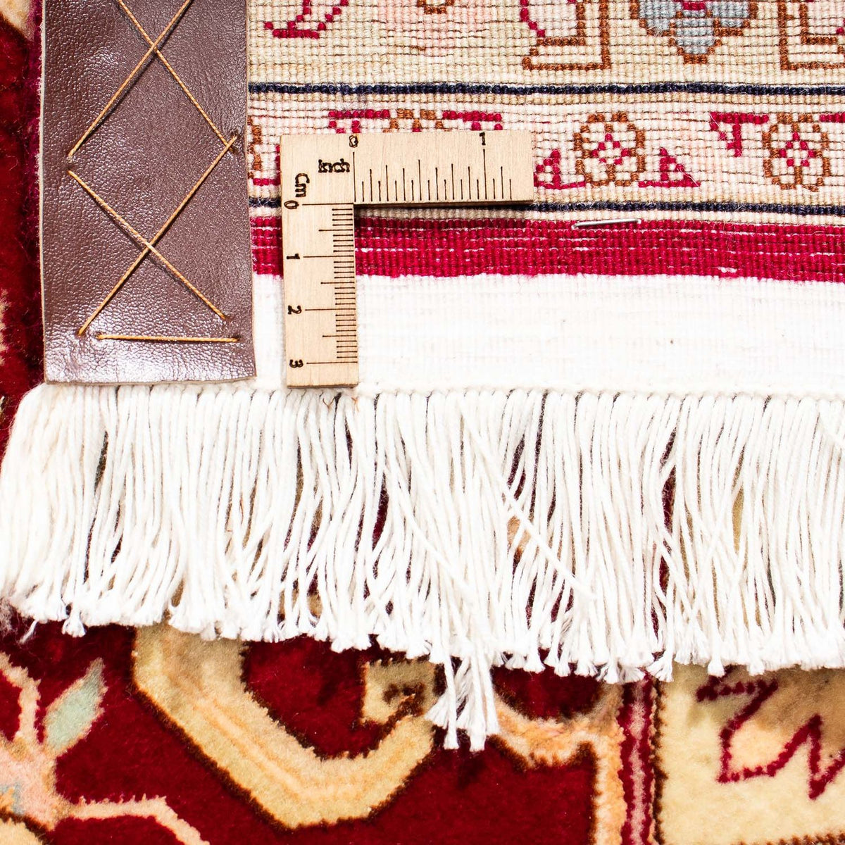 Persisk matta - Tabriz - Royal - 300 x 200 cm - mörkröd