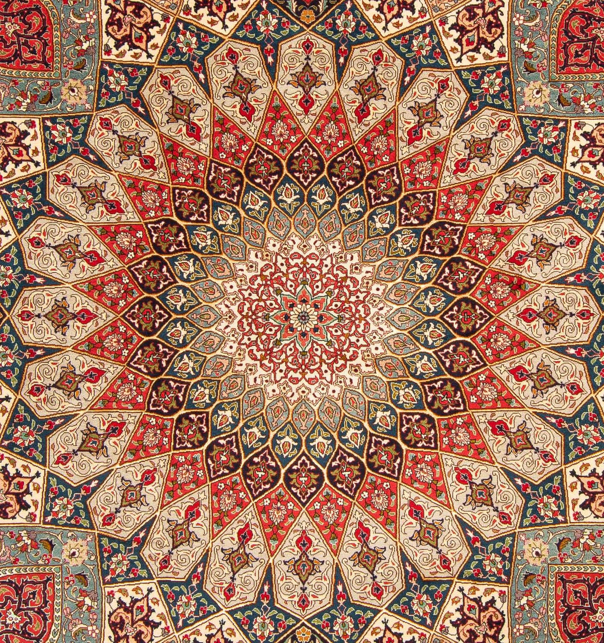 Persisk matta - Tabriz - Royal - 260 x 203 cm - flerfärgad